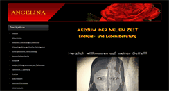 Desktop Screenshot of angelina-kartenlegen.de