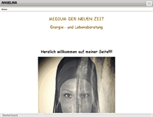 Tablet Screenshot of angelina-kartenlegen.de